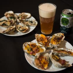 oysters and beer