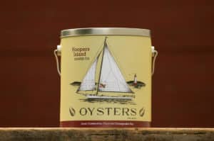 Collectible oyster tin