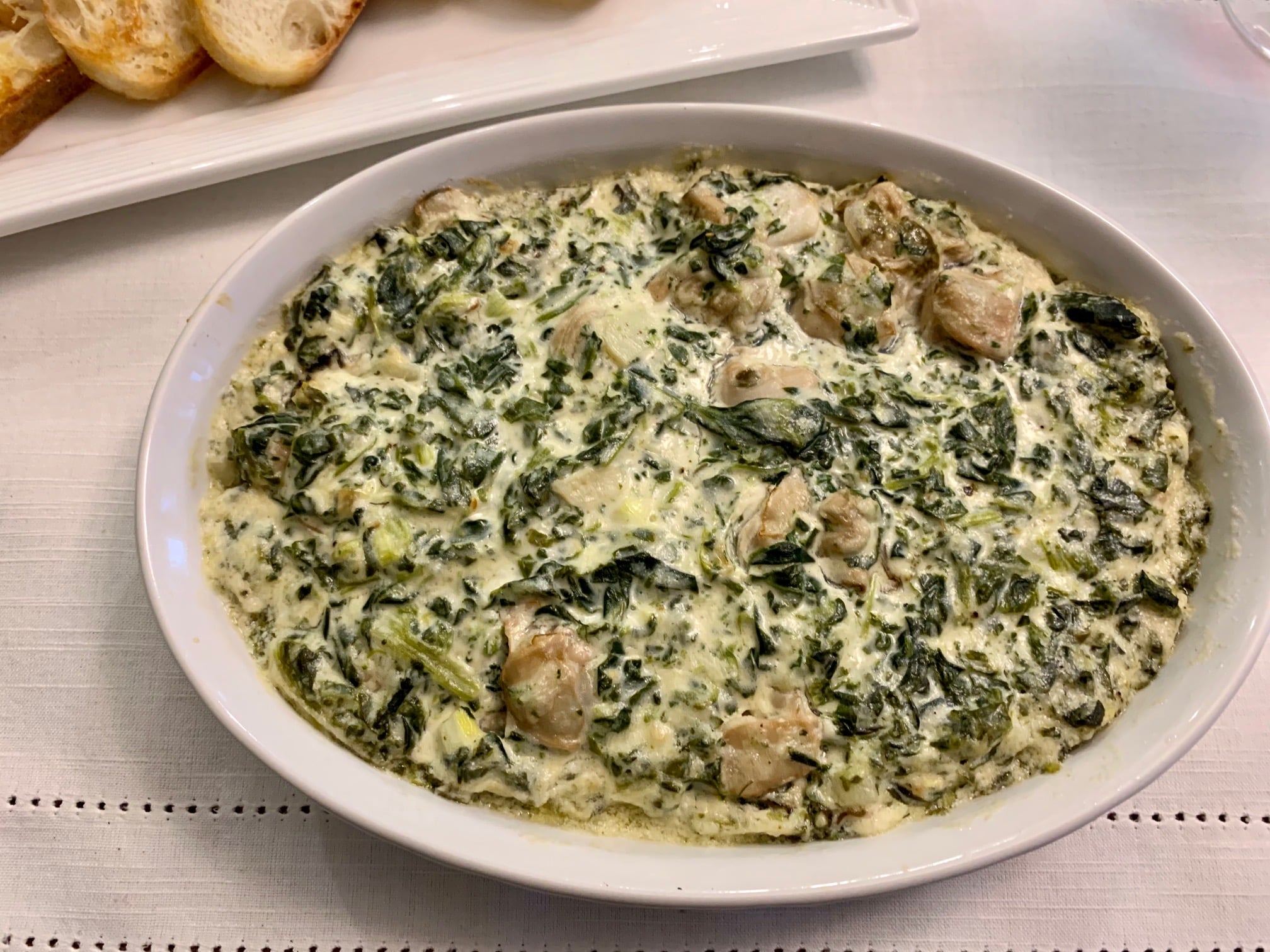 Oysters Rockefeller Spinach Dip