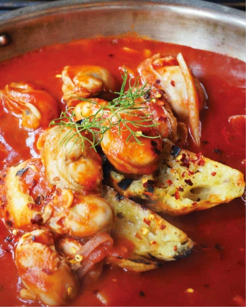 Oyster cioppino