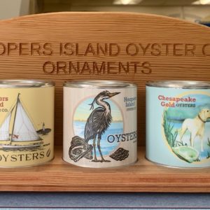 Hoopers Island Heritage Oyster Tin Ornaments
